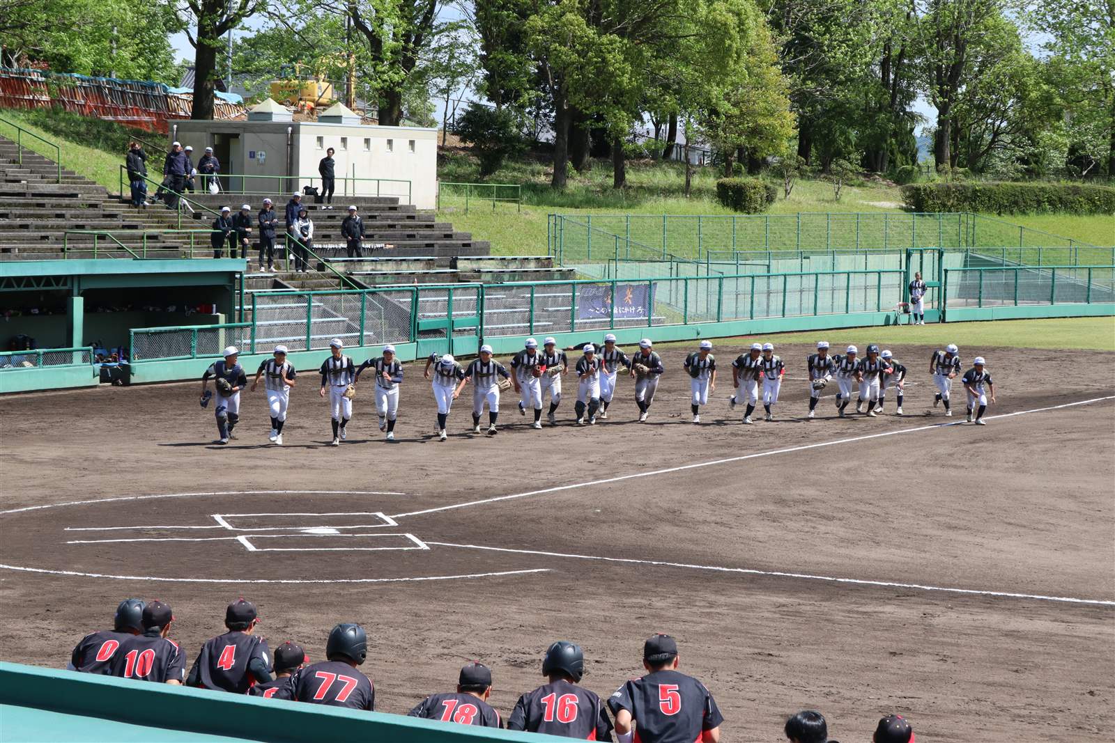 周南ボーイズの練習・試合風景