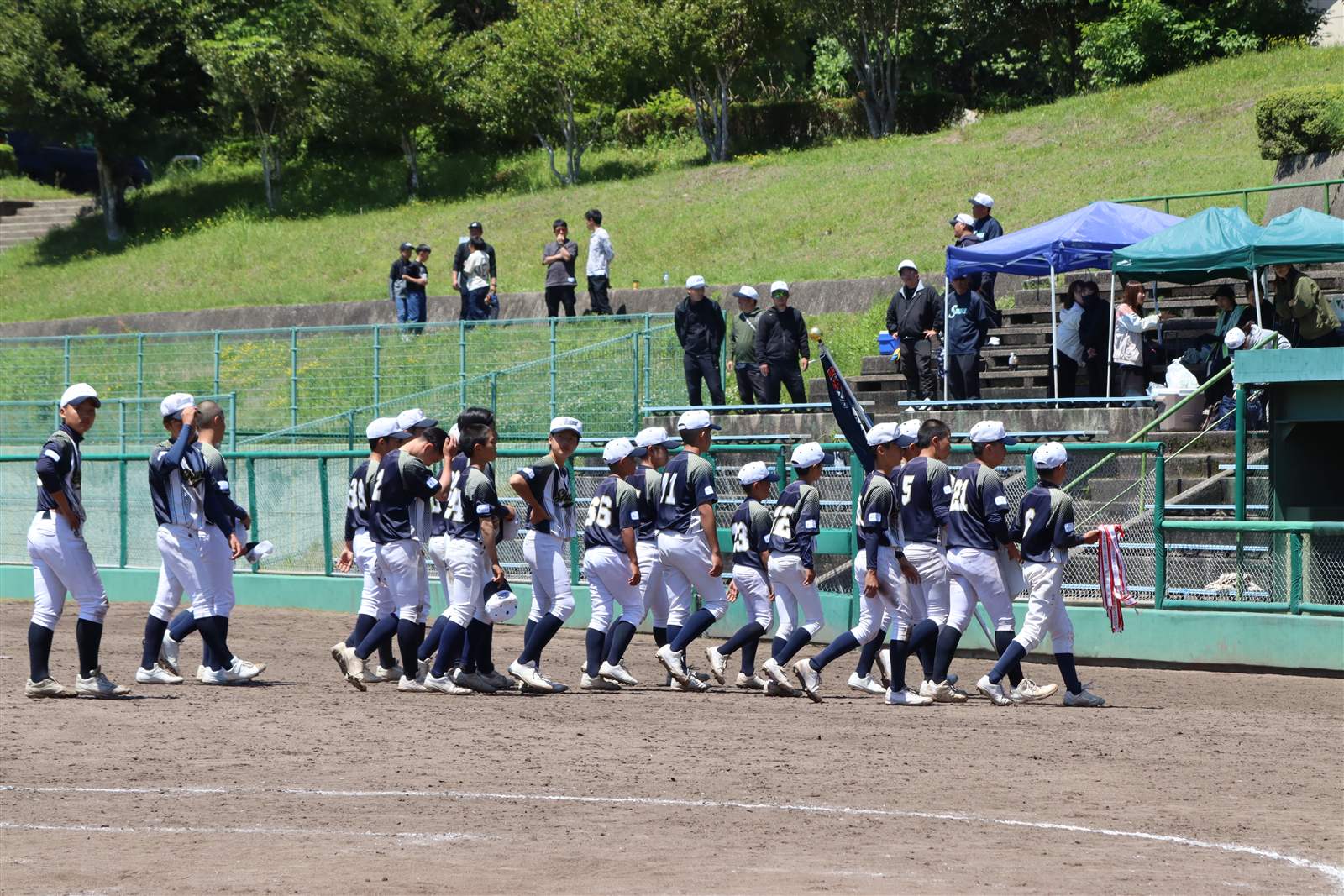 周南ボーイズの練習・試合風景